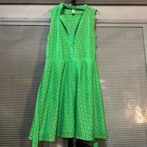 Patterned Laced Summer Dress